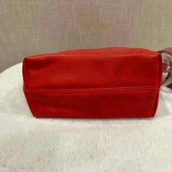 No brand cute red bag 8”x4”x8” with 10” on top - Picture 3 of 3